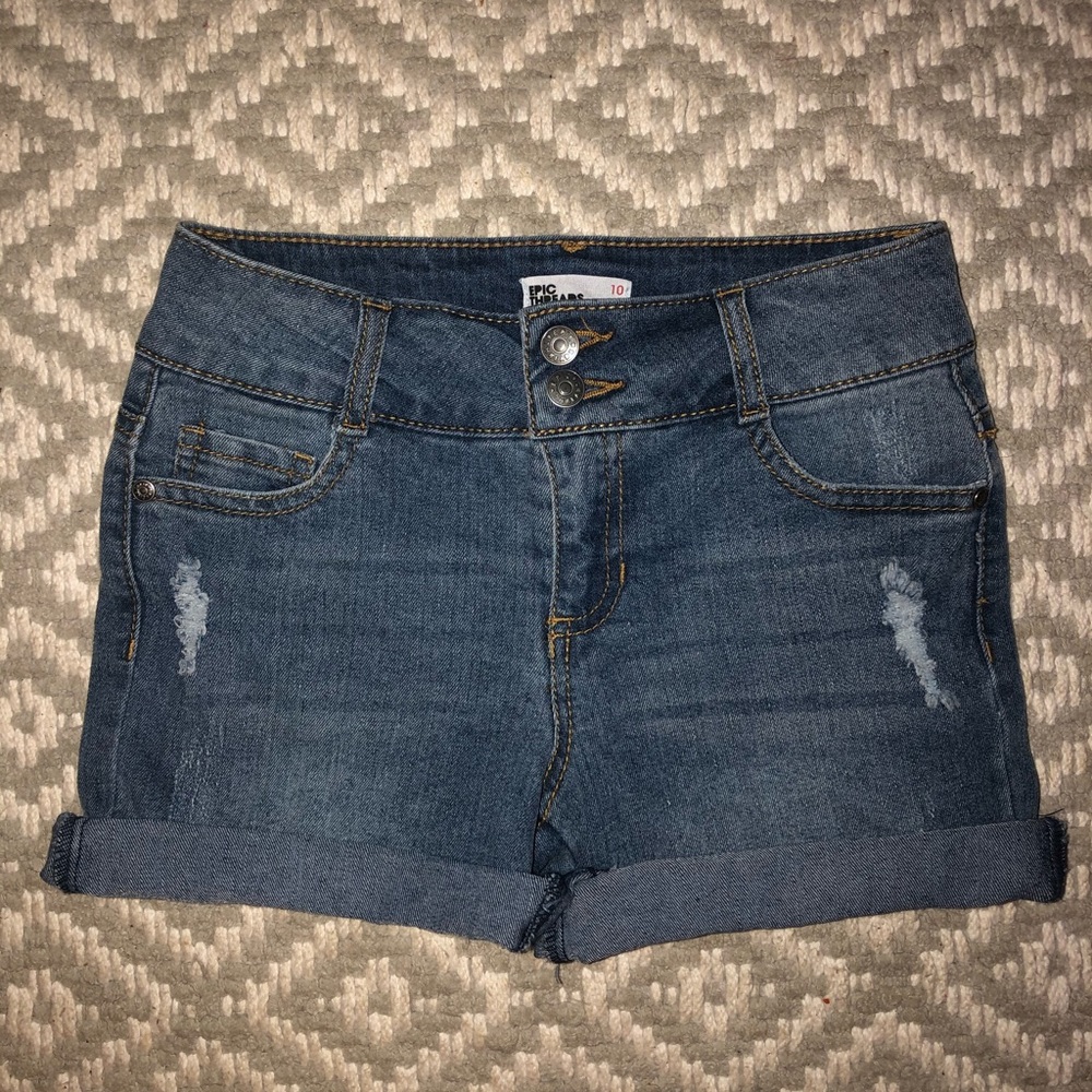 Denim shorts!